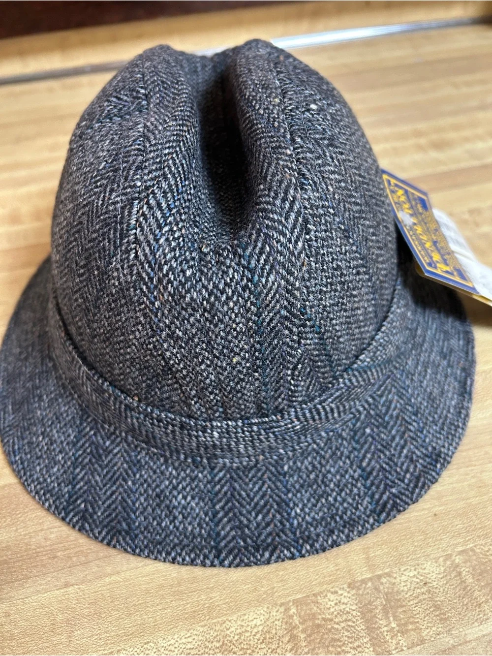 Vintage Pendleton Men's Tweed Hat- Gray Multicolor NWT Size Medium